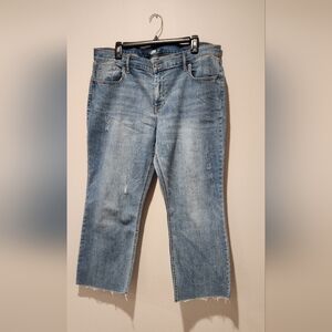 Old Navy Stylish Light Blue Distressed Jeans